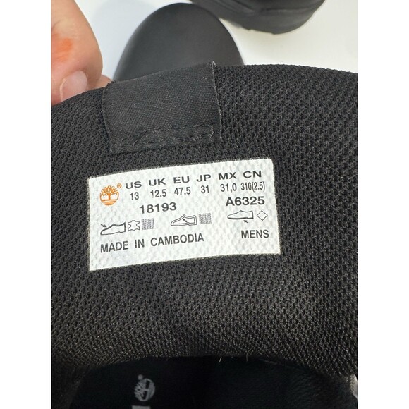 WATERPROOF Timberland Chocorua Trail Mid hiker black full boots SIZE 13 - Picture 13 of 16